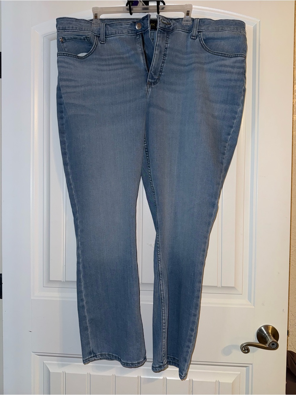 Lee Women's Light Blue Straight Leg Jeans